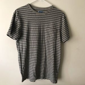 J. Crew Striped Grey T-Shirt